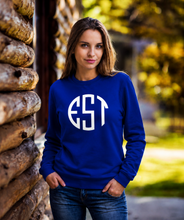 Load image into Gallery viewer, Sweatshirt with monogram