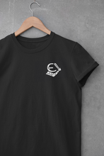 Load image into Gallery viewer, Black T-shirt with Estonian Legion logo
