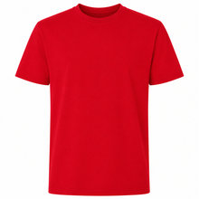 Load image into Gallery viewer, Red personalized men's T-shirt