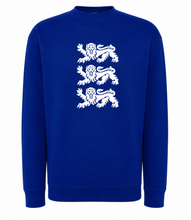 Load image into Gallery viewer, Royal blue sweatshirt with lions logo