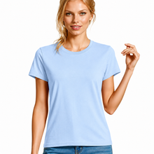 Lae piltide sirvija Sky blue personalized women's T-shirt
