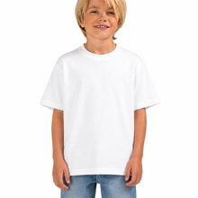 Load image into Gallery viewer, Personalized kids' T-shirt in white