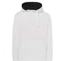 Load image into Gallery viewer, White hoodie with printed text