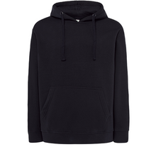 Load image into Gallery viewer, Navy blue hoodie with wavy logo