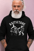 Load image into Gallery viewer, Black hoodie with fighters logo
