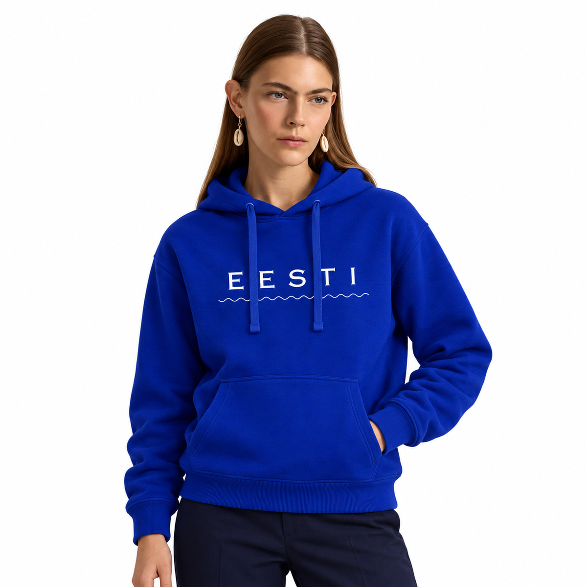 Unisex džemperis su gobtuvu