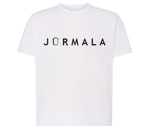 White T-shirt with printed text