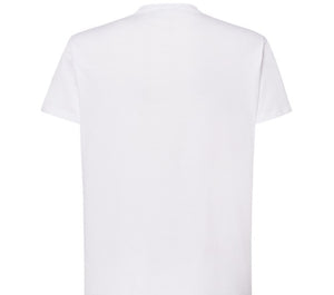 White T-shirt with printed text