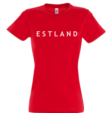 Load image into Gallery viewer, Red womens T-shirt
