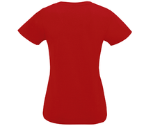 Lae piltide sirvija Punane naiste T-särk
